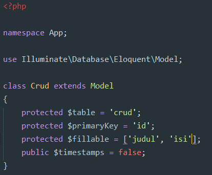 laravel 5 crud dasar